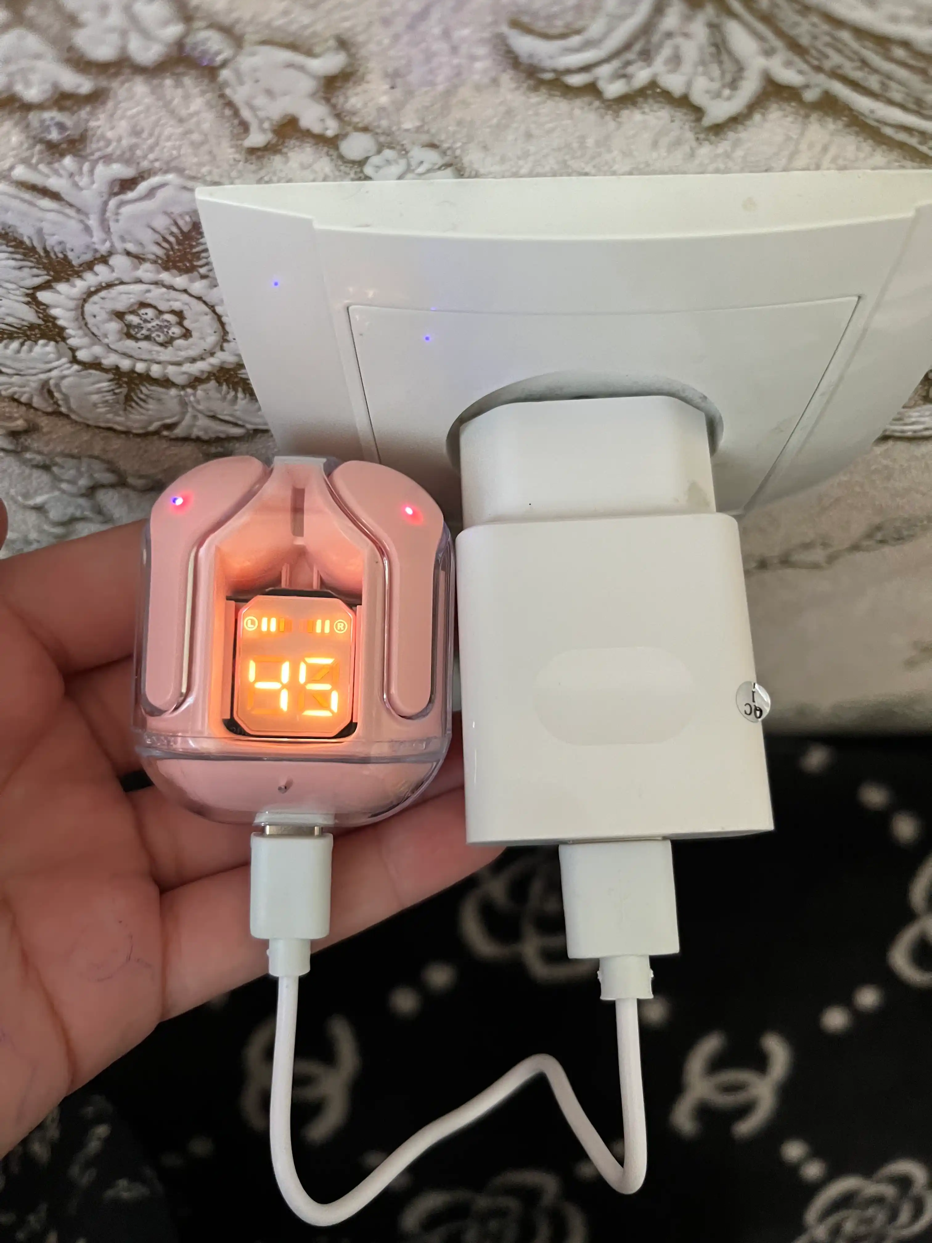 Simsiz quloqchin AIR 31 Bluetooth, LED-displey, mikrofon, Type-C zaryadlash