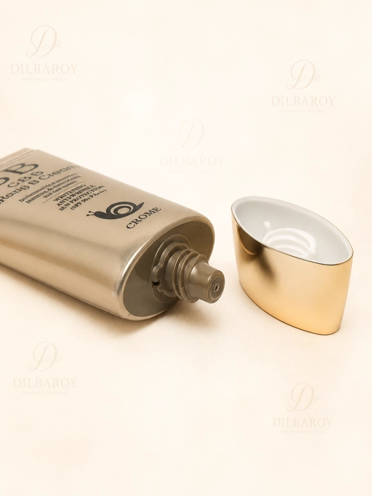 CROME SNAIL BB krem SPF50, с муцином улитки, отбеливающий тональный крем