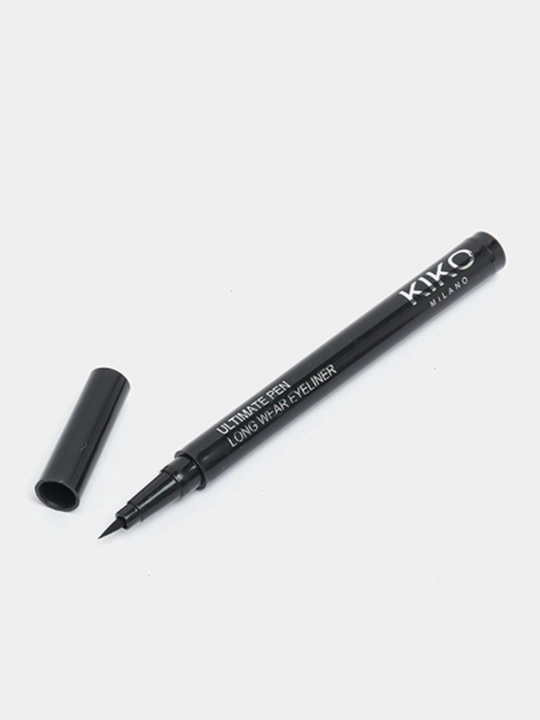 Подводка для глаз KIKO Milano Winged Eyeliner матовая черная, водостойкая