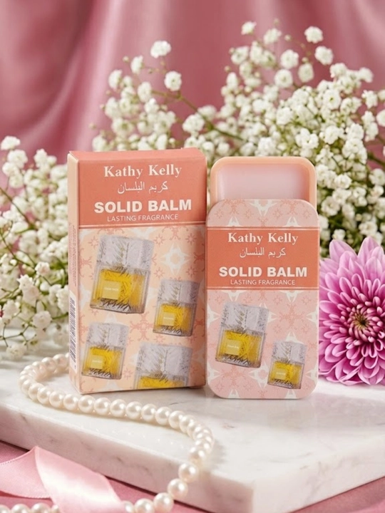 Сухие духи KathyKellySolid Balm твердый парфюм карманный стойкий бальзам-аромат для женщин