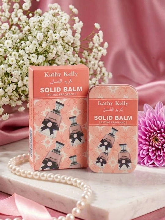 Сухие духи KathyKellySolid Balm твердый парфюм карманный стойкий бальзам-аромат для женщин - 