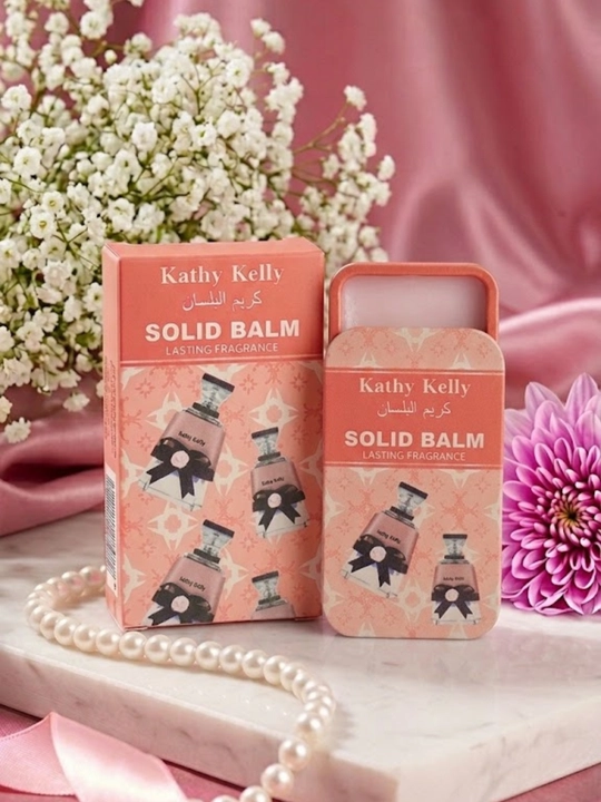 Сухие духи KathyKellySolid Balm твердый парфюм карманный стойкий бальзам-аромат для женщин
