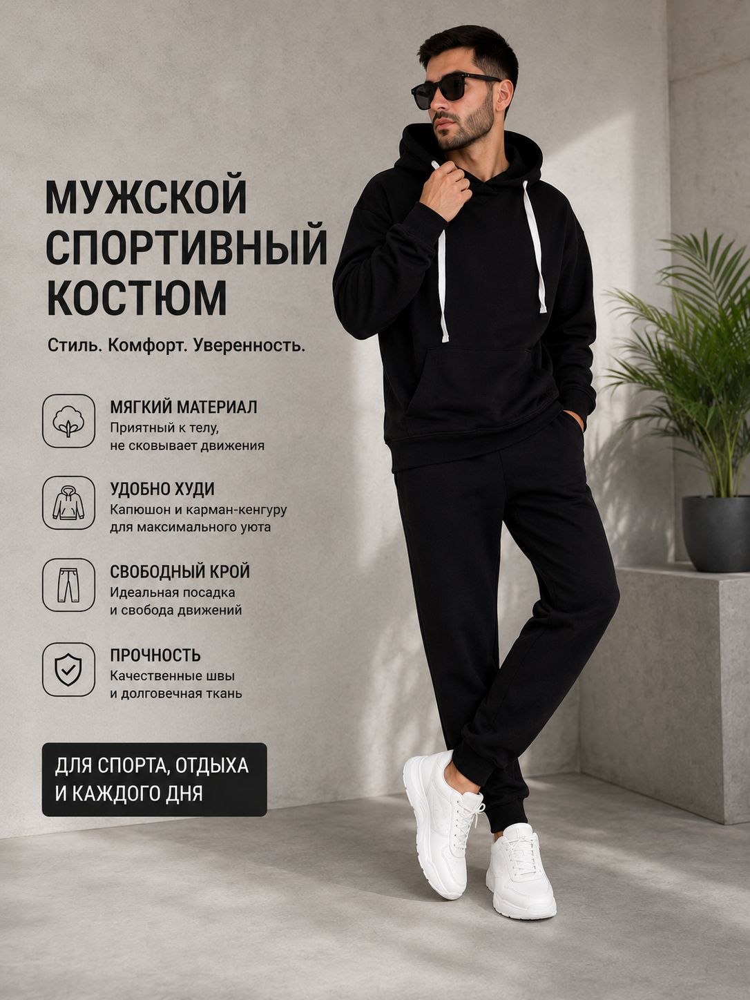 Erkaklar sport kostyumi - 
