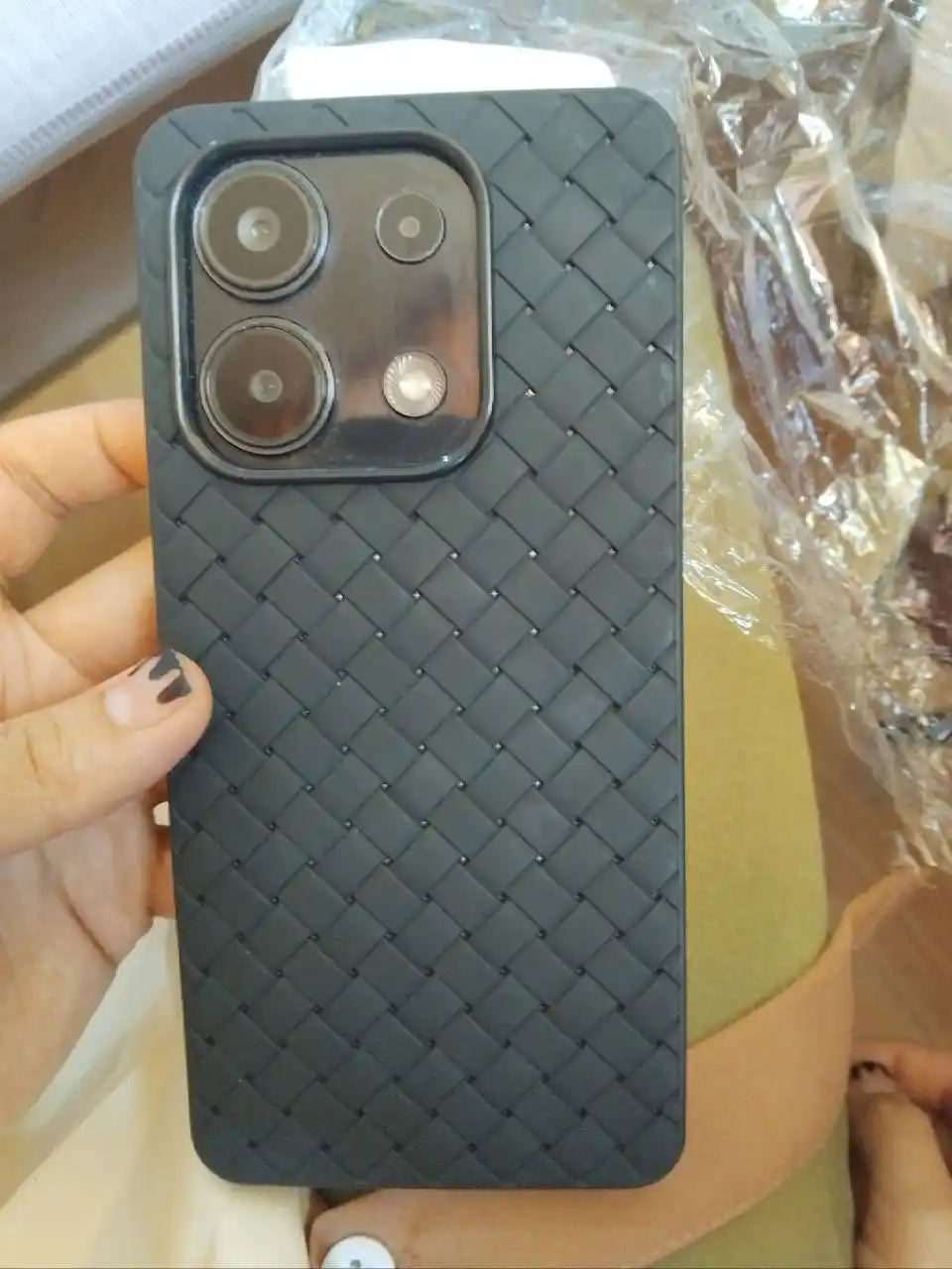 Чехол для Xiaomi Redmi 13C 4G / Poco C65, матовый защитный бампер, премиум