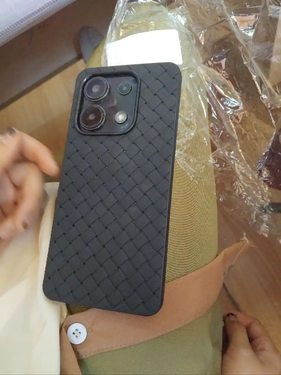 Чехол для Xiaomi Redmi 13C 4G / Poco C65, матовый защитный бампер, премиум