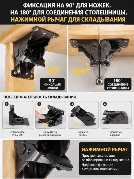 Stol oyoqlari uchun 90° mahkamlash burchagi, 4 dona