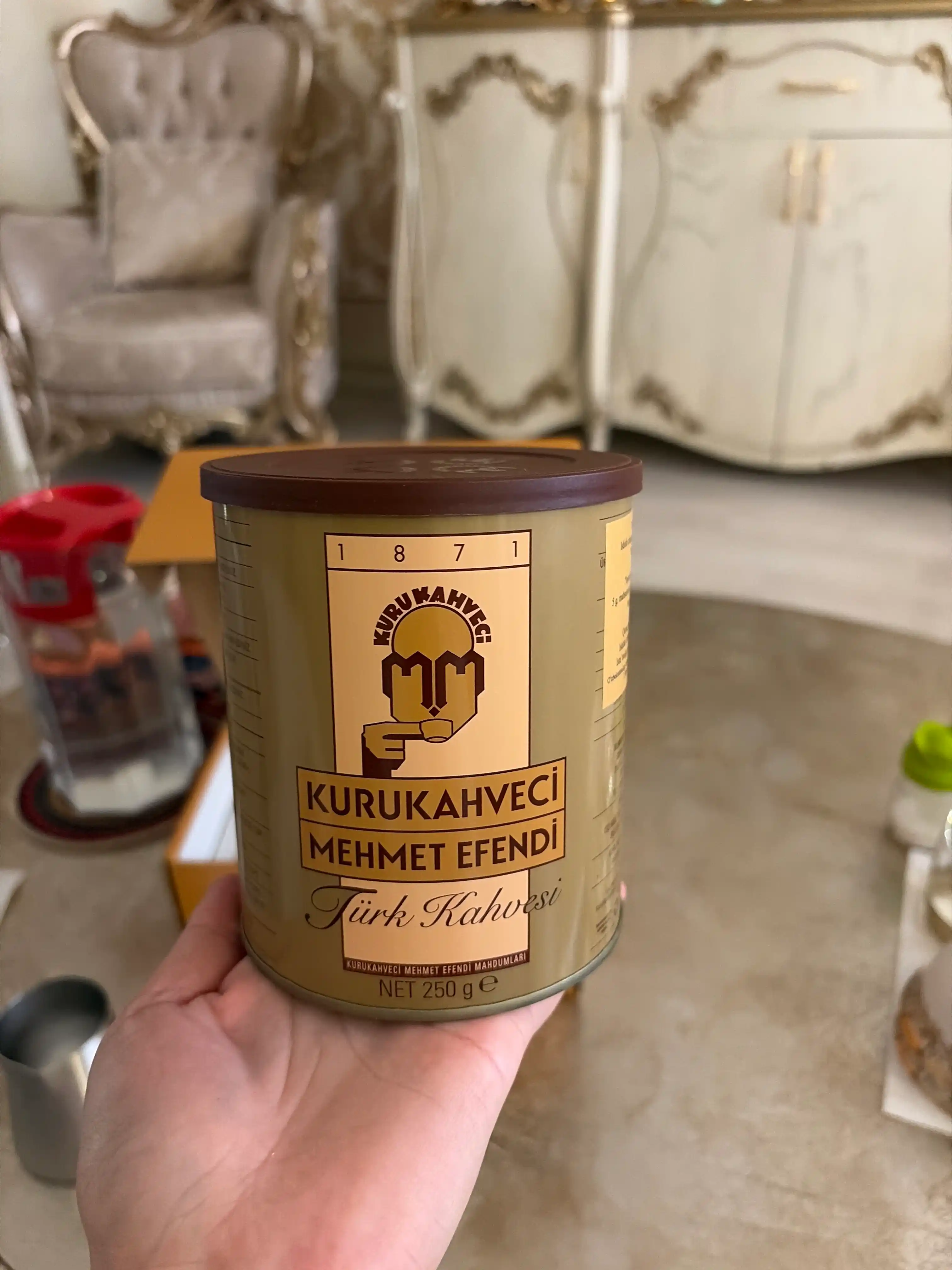 Турецкий кофе Mehmet Efendi с подарком