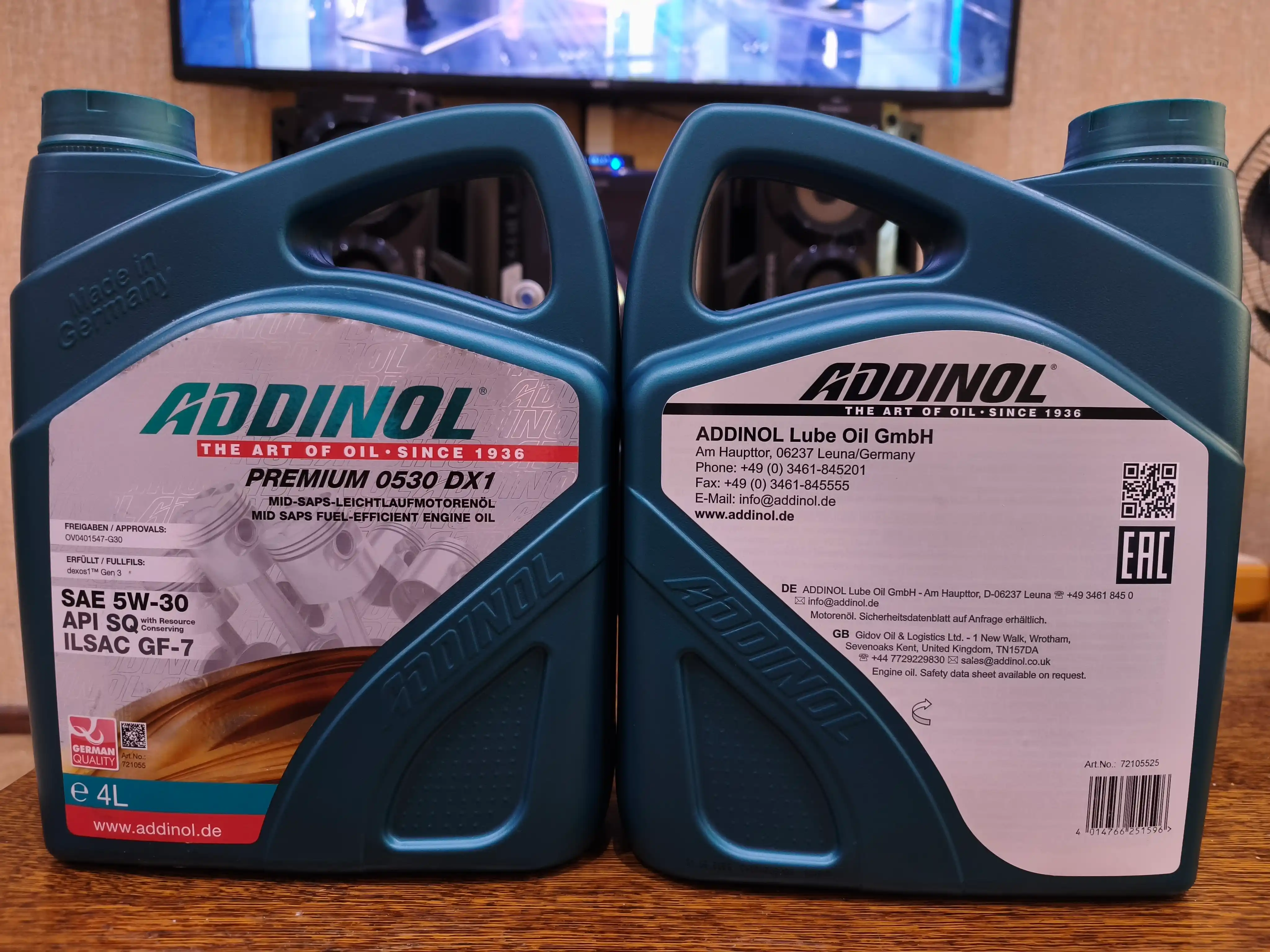 Sintetik motor moyi Addinol Premium 5W-30 Dexos1