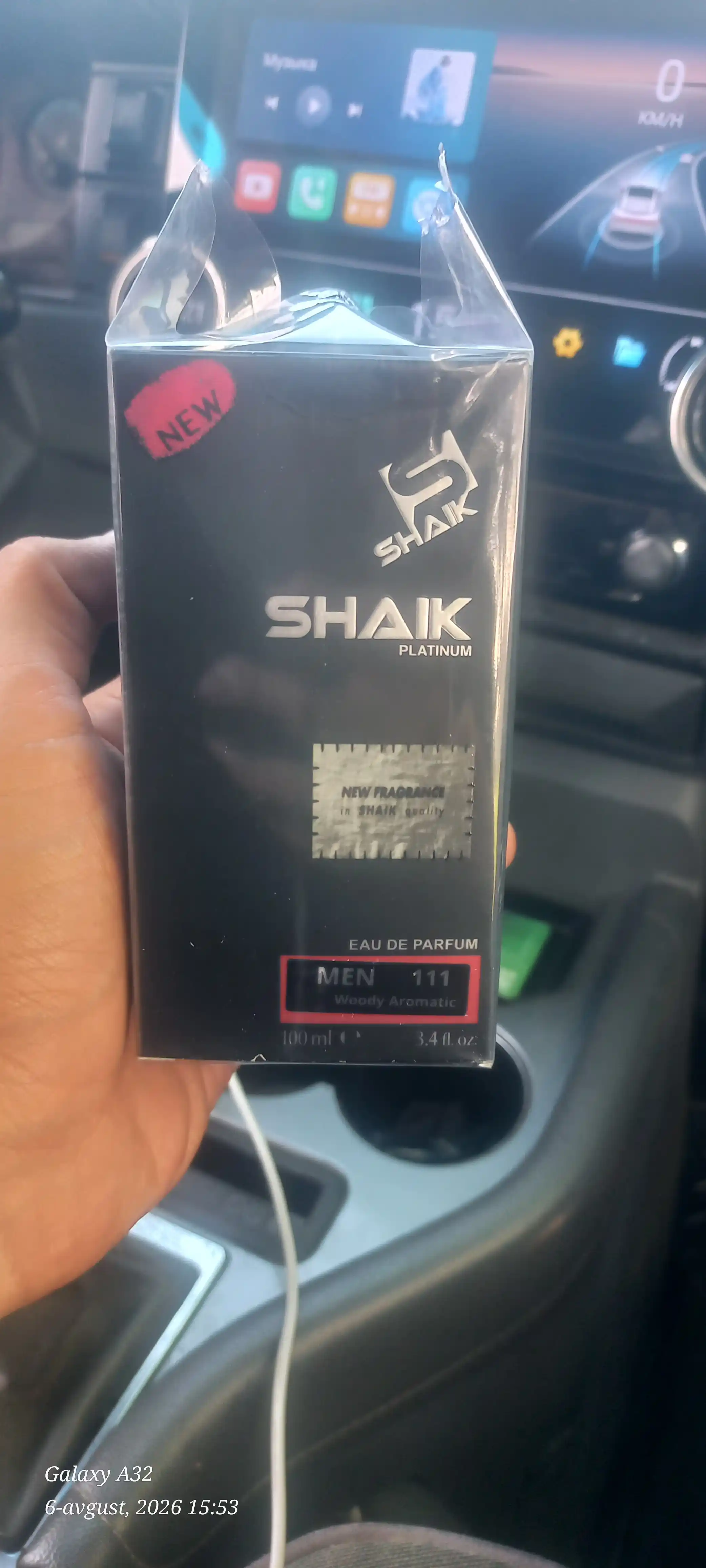 Parfyumlangan suv SHAIK 111, Lacoste L.12.12 Blanc, erkaklar uchun, 10, 20, 25, 50, 100ml
