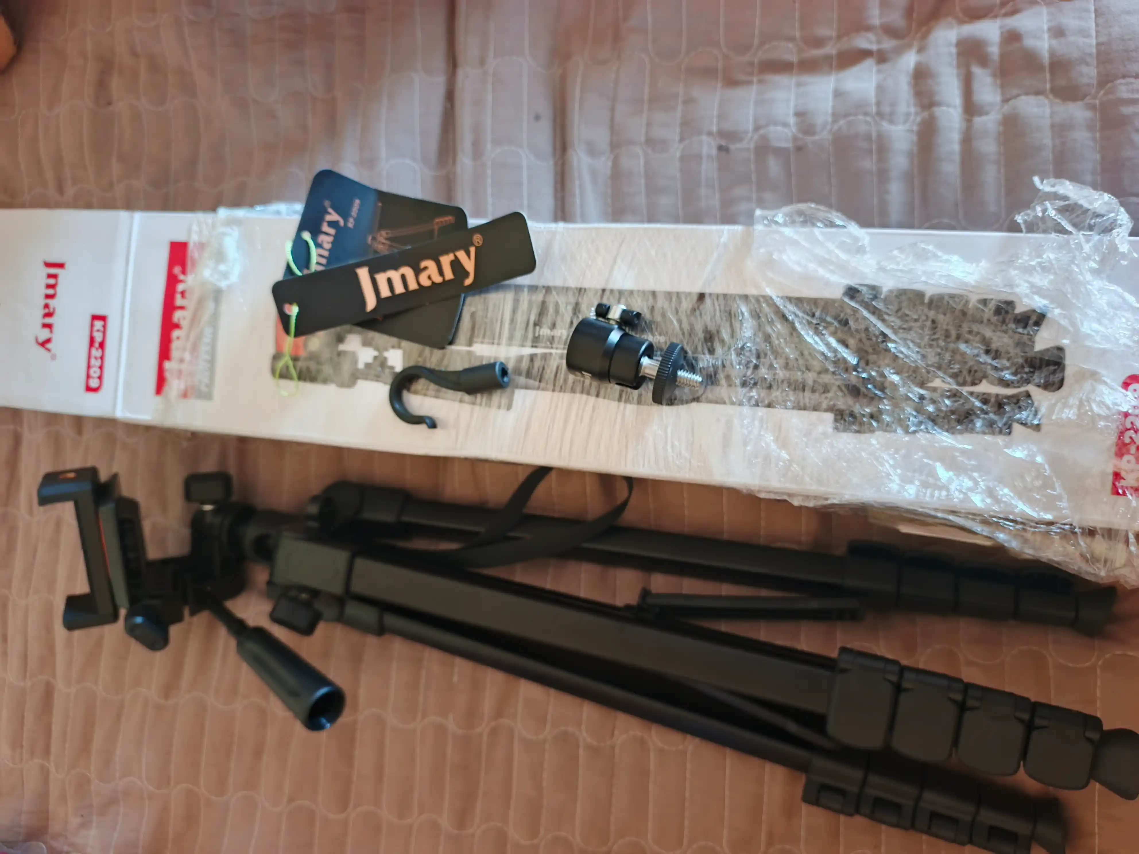 Штатив Jmary KP-2209 с держателем для телефона, подходит для смартфона и камеры