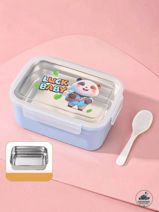 Tushlik qutisi, maktab taomlari uchun konteyner, ovqat tashish uchun konteyner, lunchbox