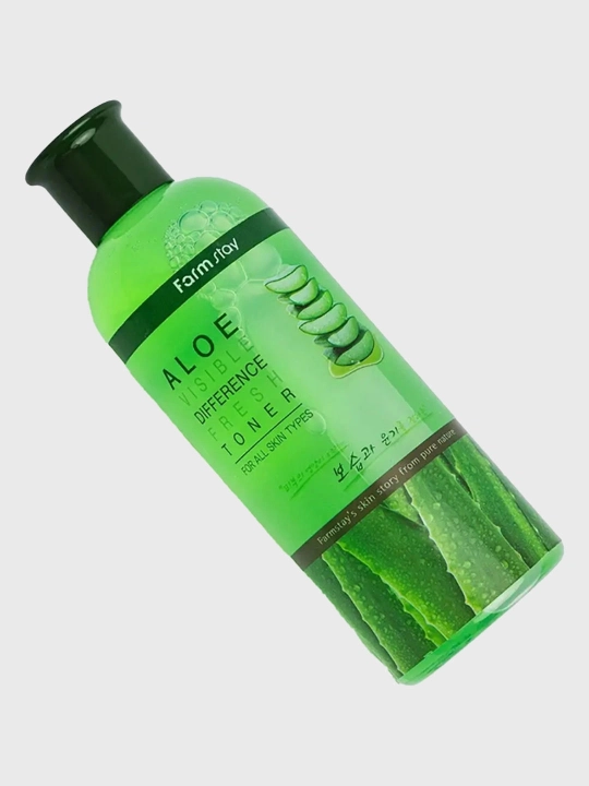 FarmStay Visible Difference Fresh Toner Aloe, 350 ml - 