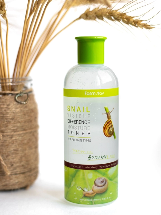 Тонер для лица FarmStay Visible Difference Fresh Toner Snail, 350 мл