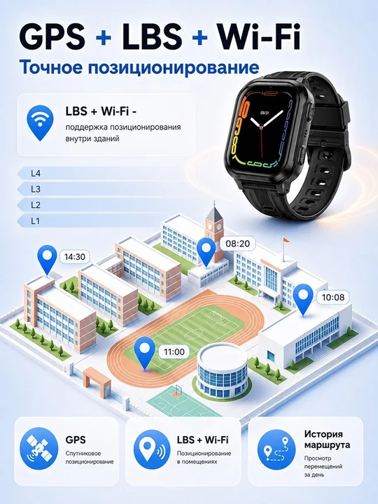 Детские смарт-часы HOCO Y106 / Y108 Kids