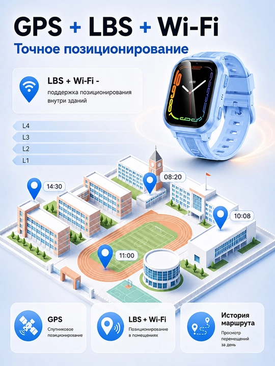 Детские смарт-часы HOCO Y106 / Y108 Kids