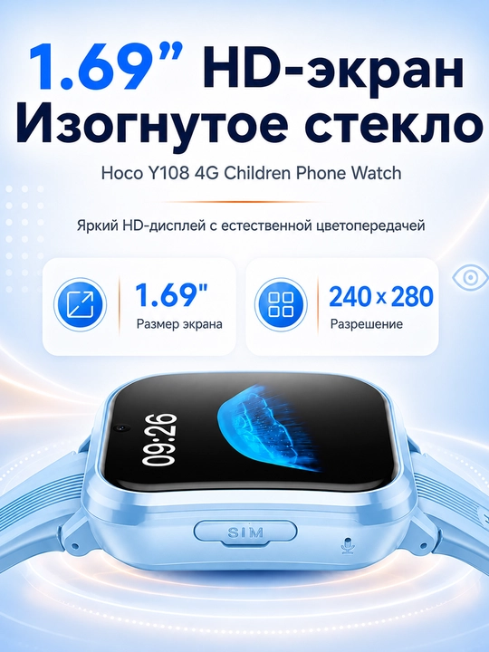 Детские смарт-часы HOCO Y106 / Y108 Kids