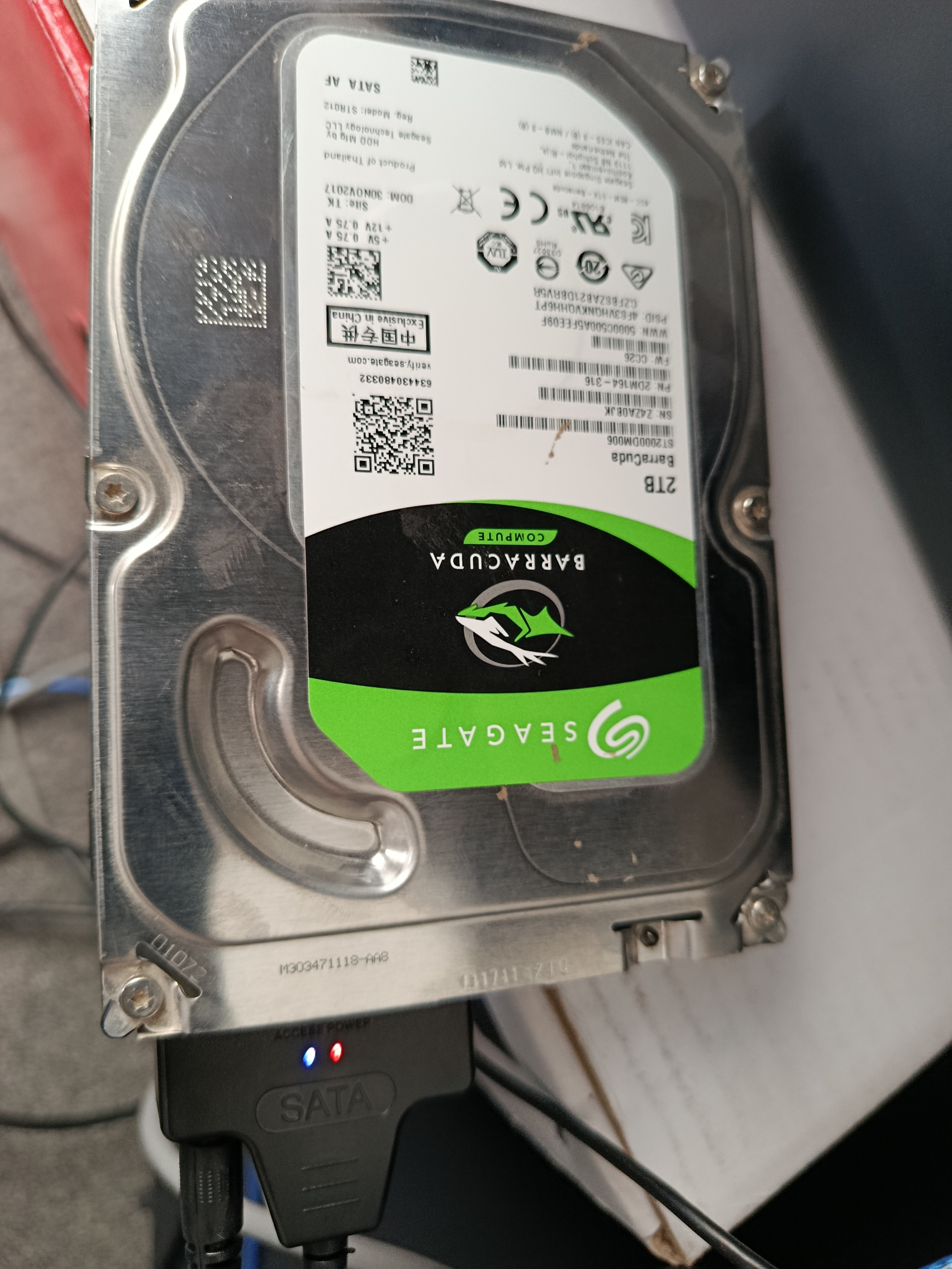 SATA-USB 3.0 adapter kabeli, 2.5" SSD va HDD disklar uchun adapter