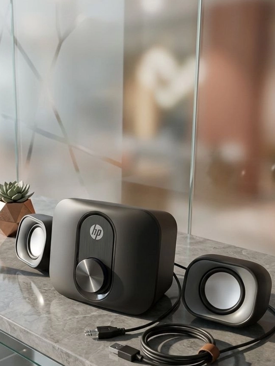 HP 2.1 multimedia akustik tizimi, sabvufer va 2 ta stereokarnay