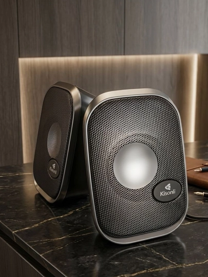 Kompyuter uchun 2.0 stereo karnaylar, USB quvvatli, 3.5 mm AUX ulanishli