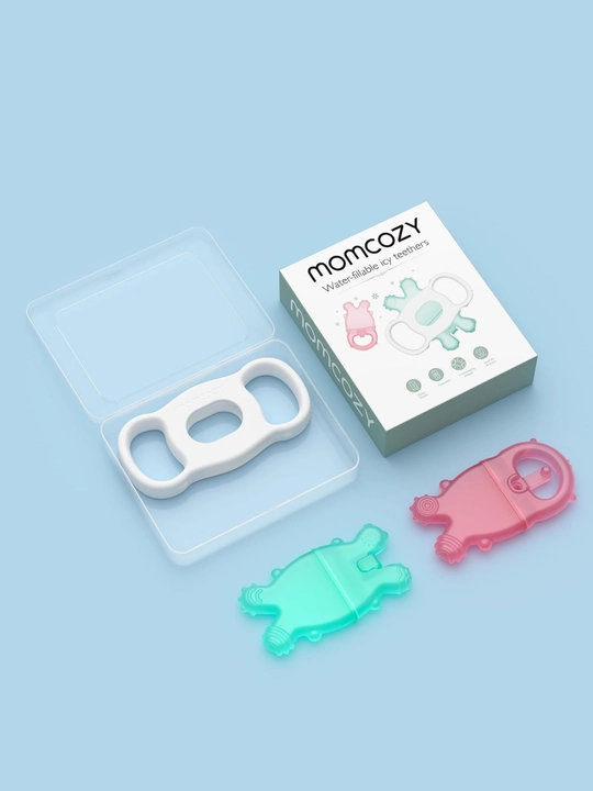 Прорезыватель для зубов Momcozy BY001 с охлаждающим эффектом, 2 шт, 0–12 месяцев