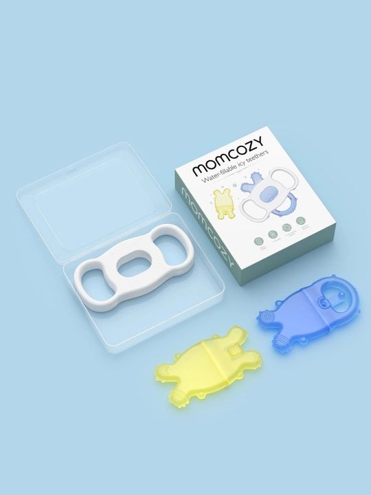 Прорезыватель для зубов Momcozy BY001 с охлаждающим эффектом, 2 шт, 0–12 месяцев