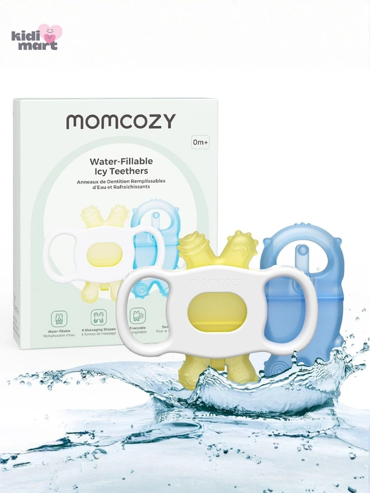 Прорезыватель для зубов Momcozy BY001 с охлаждающим эффектом, 2 шт, 0–12 месяцев
