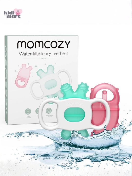 Прорезыватель для зубов Momcozy BY001 с охлаждающим эффектом, 2 шт, 0–12 месяцев