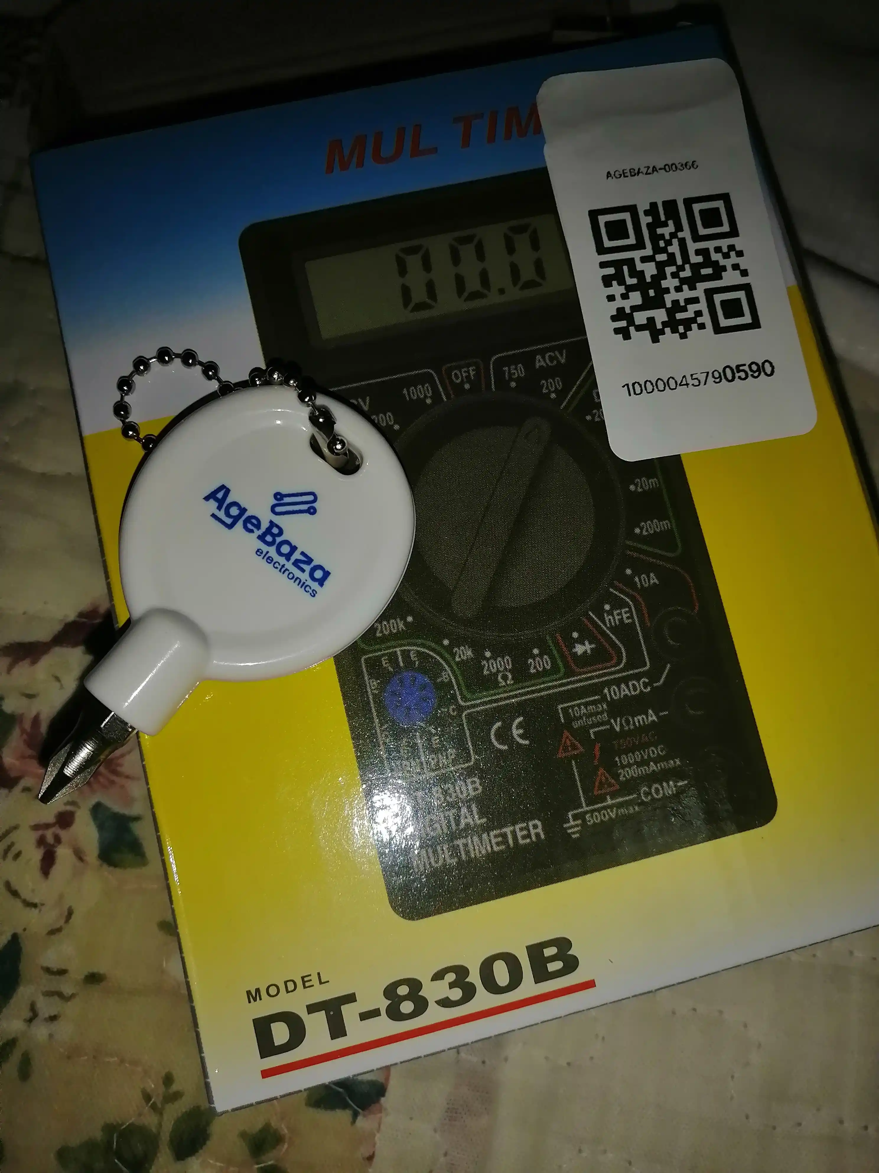 Raqamli multimetr DT-830B: tok, kuchlanish va qarshilikni olchash uchun