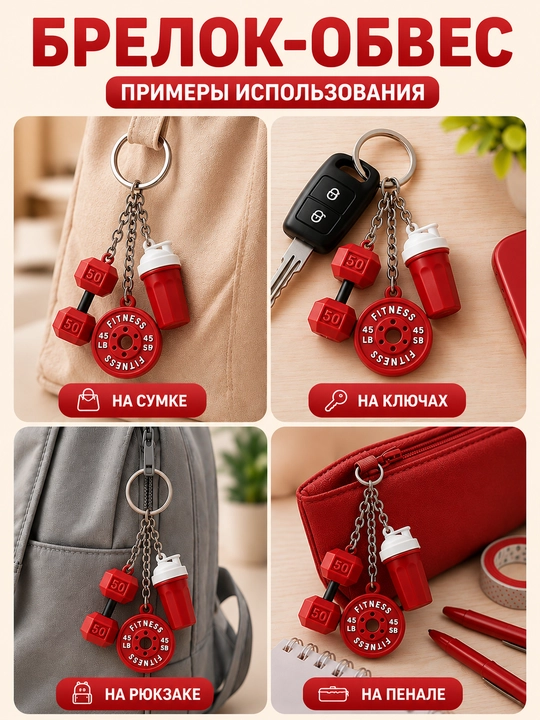 Брелок, аксессуары, спорт, фитнес, украшение, брелок на сумку, брелок на ключи, обвес