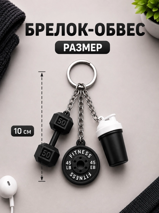 Брелок, аксессуары, спорт, фитнес, украшение, брелок на сумку, брелок на ключи, обвес