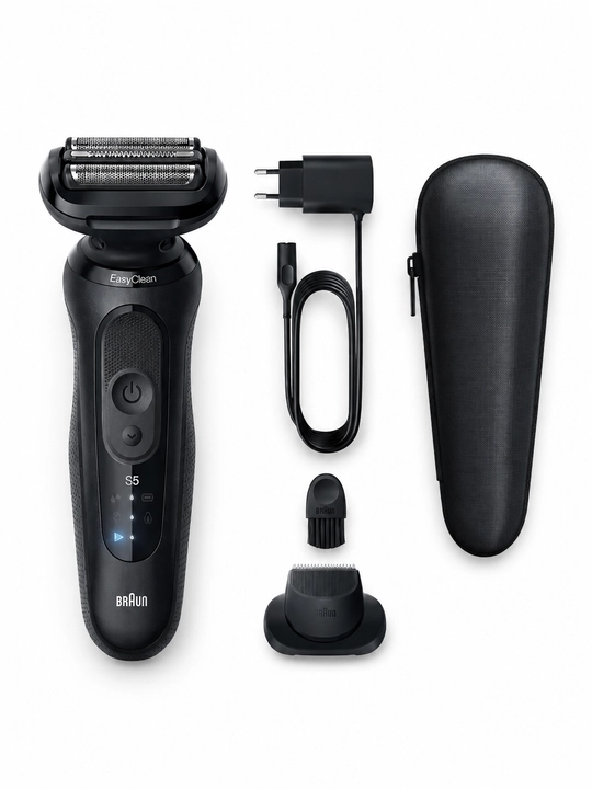 Электробритва Braun Series 5 52-N1200s BLK тип 5762, сухое и влажное бритье