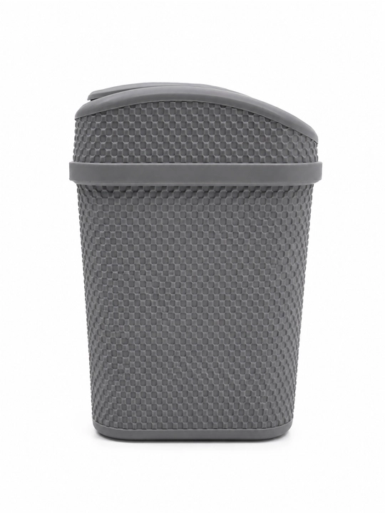10 litr qopqoqli axlat chelagi – aylanuvchi qopqoqli plastik chiqindi qutisi