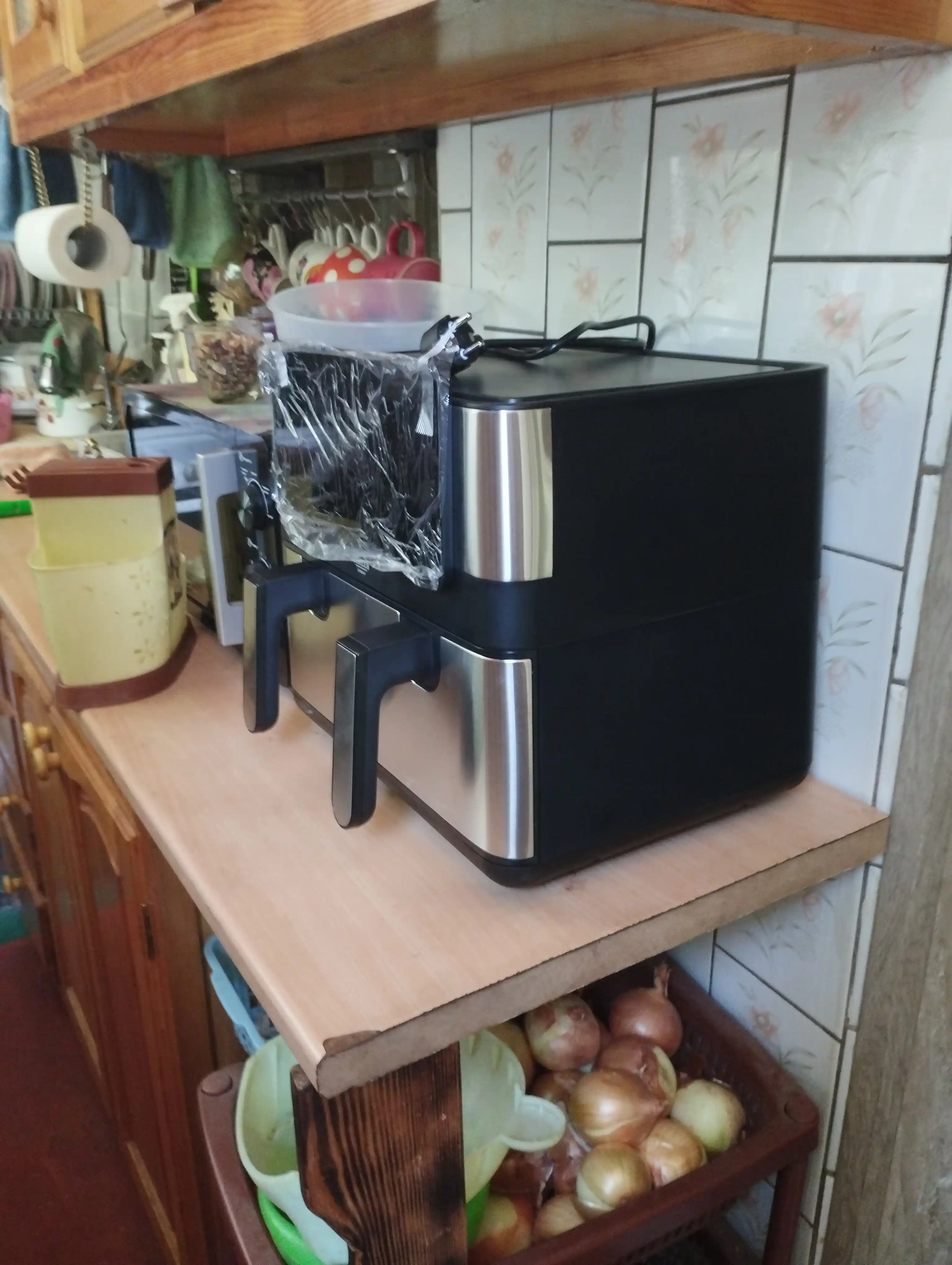 Smart aerogril, 2 TENli, yog'siz pishirish uchun multipech, 12 tasi 1,fritz, 10 va 12 litr