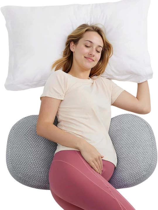 Подушка для беременных Momcozy W-Shape, регулируемая, для живота, спины и бёдер