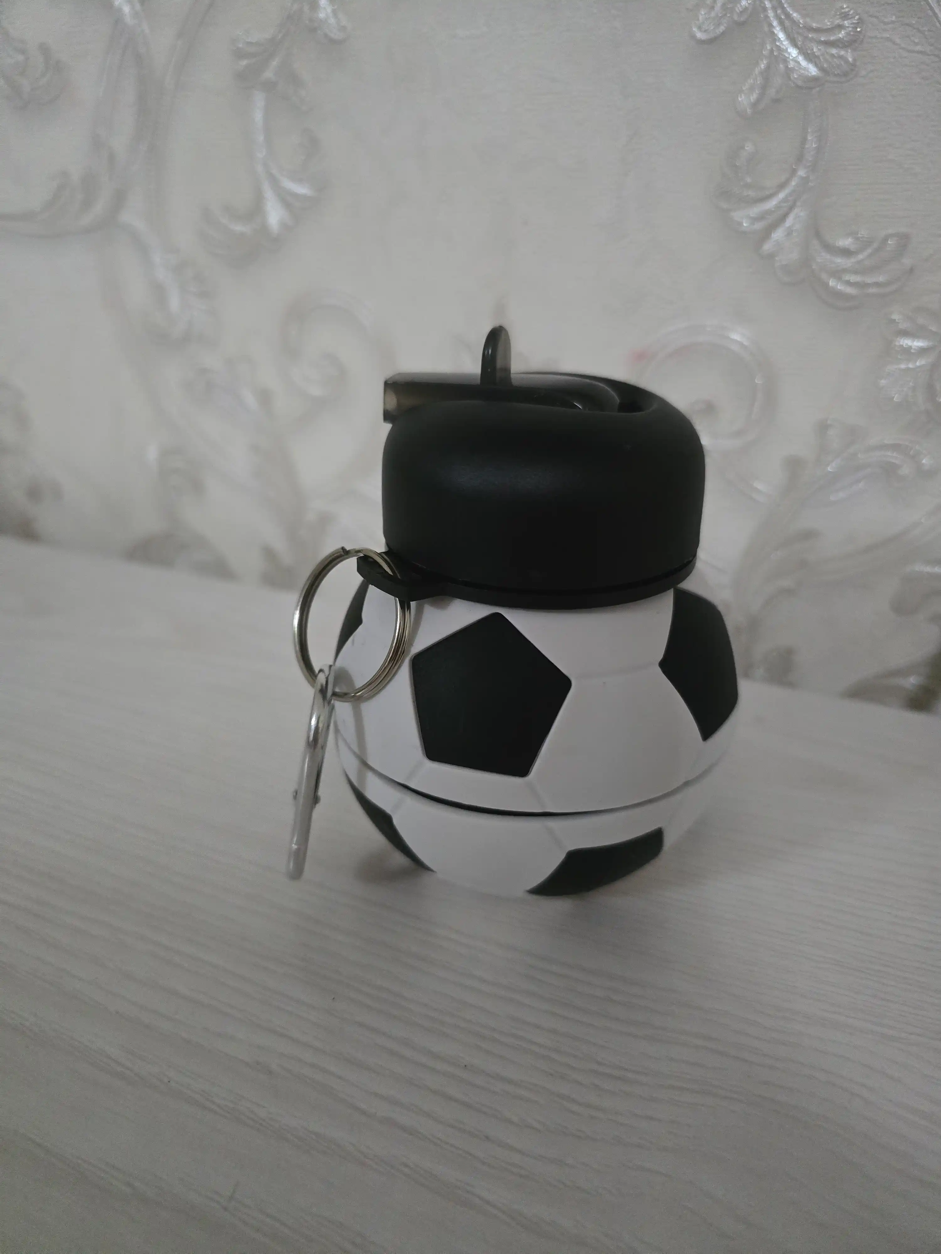 Qatlanadigan silikon sport suv idishi, Yig'iladigan butilka, 550 ml / 200 ml