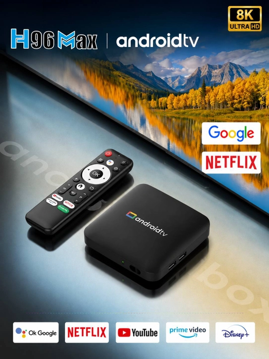 H96 MAX TV Box — Android 14