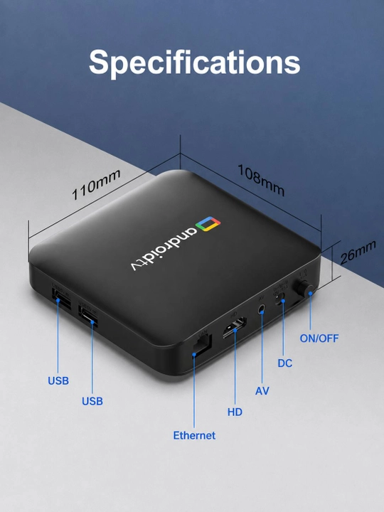 H96 MAX TV Box — Android 14