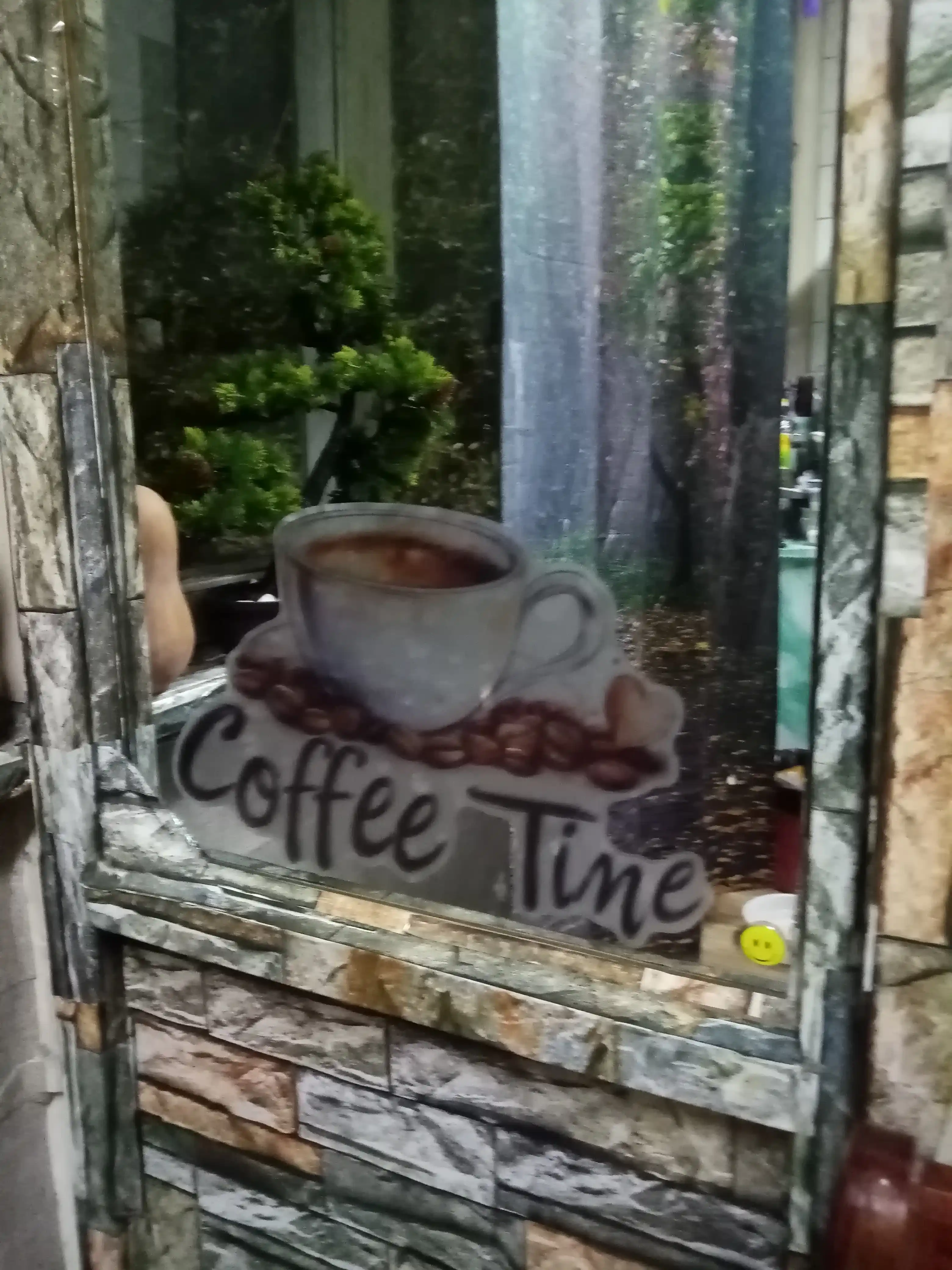 Интерьерная наклейка Coffee Time - размер: 28x38 см