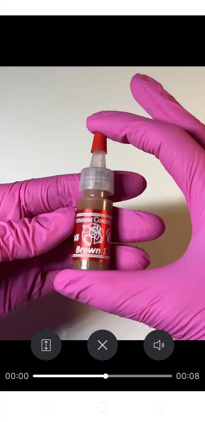 Пигмент для перманентного макияжа бровей Perma Color модель "Brown 1"