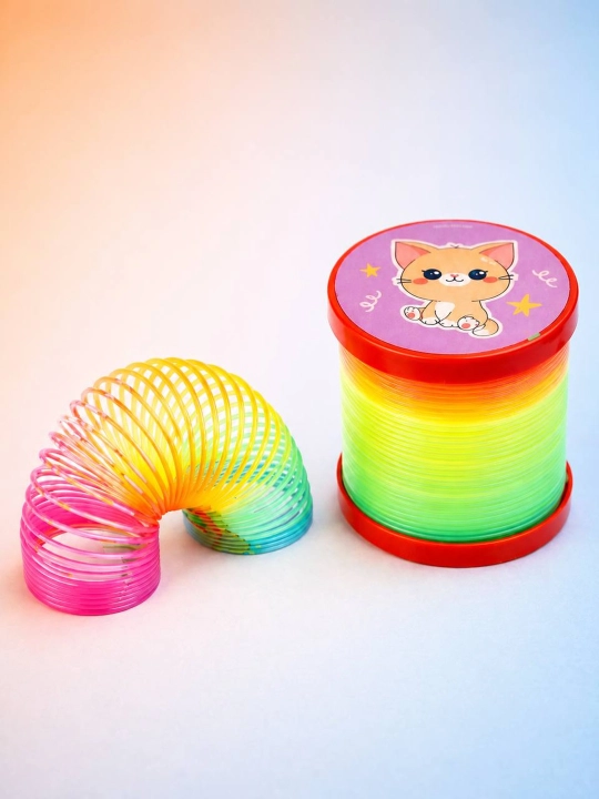 Антистресс-пружинка Rainbow Slinky для детей, развивающая игрушка - 