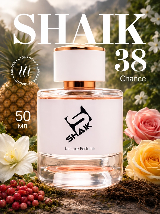 Parfyumlangan suv SHAIK 38, Chanel Chance Eau de, ayollar uchun, 10, 20, 25, 50, 100 ml