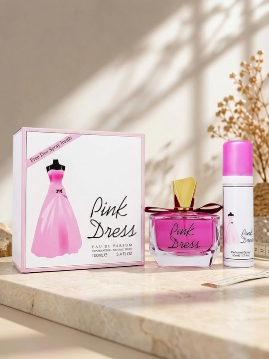 Pink Dress Ayollar Parfyumeriya To'plami(Parfumlangan suv 100 ml + Dezodorant sprey 50 ml) - 