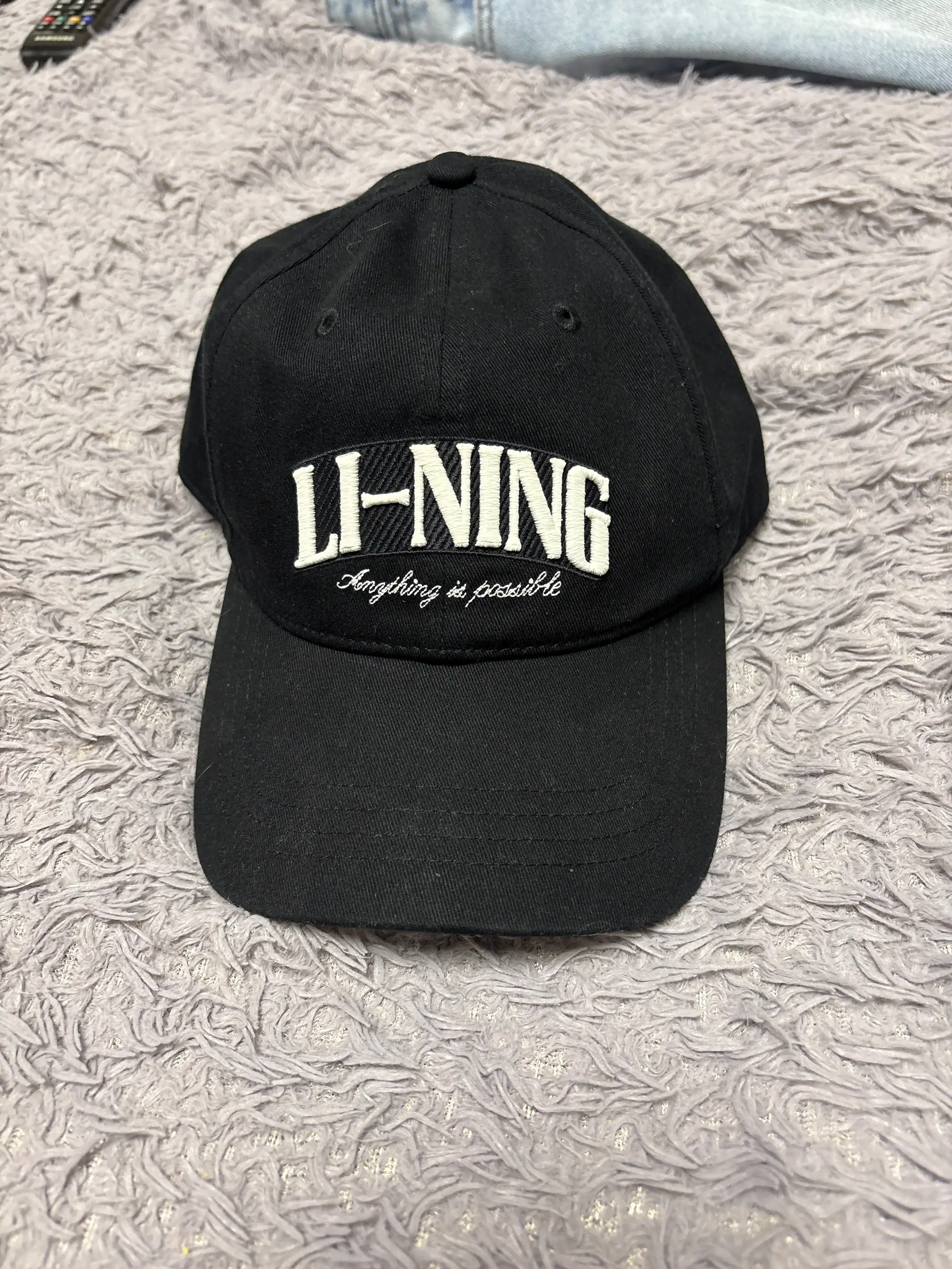 Li-Ning AMYW127 sport lifestyle kepka, Twill paxta, ventilyatsiya, UV Protection