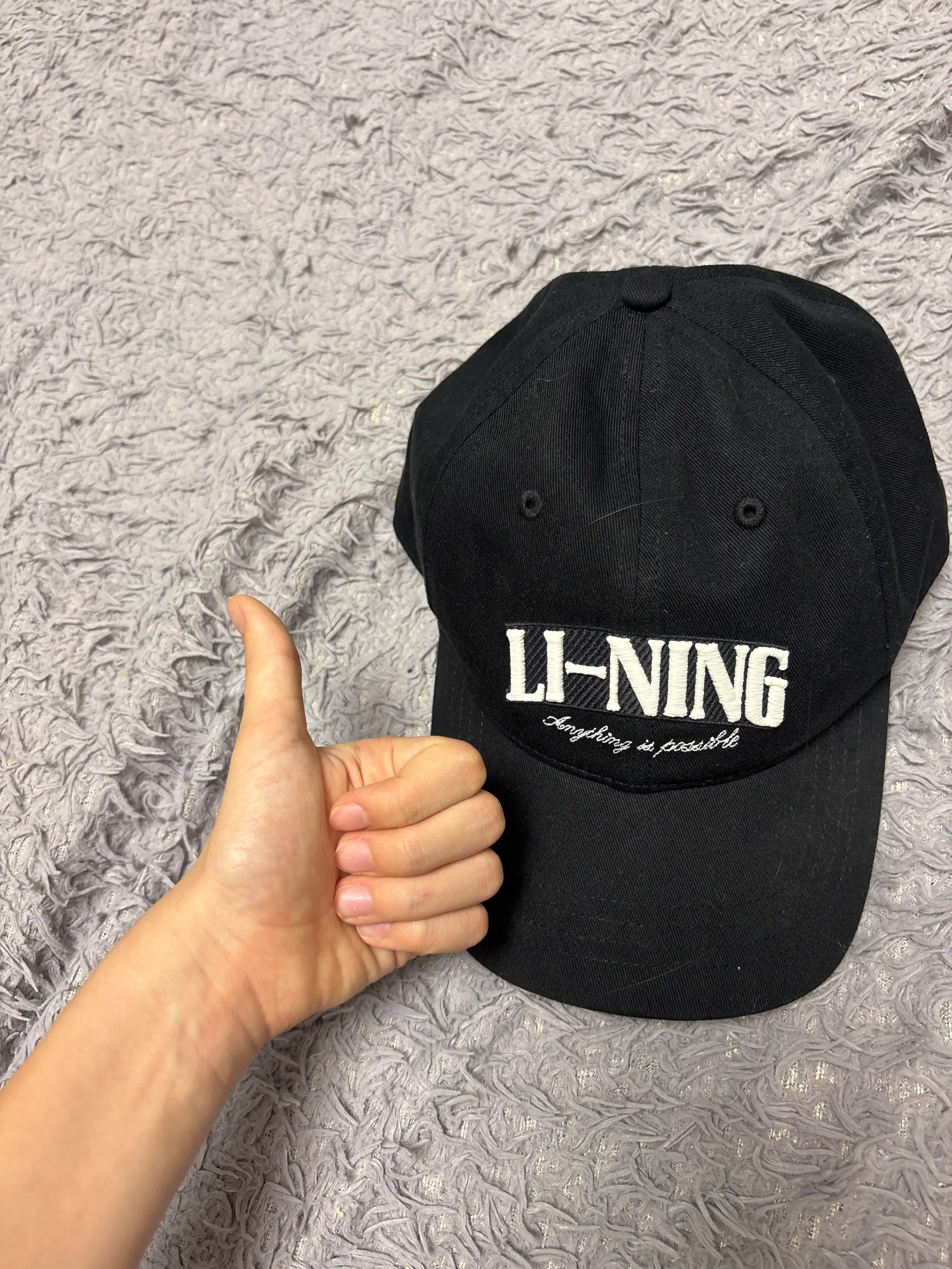 Li-Ning AMYW127 sport lifestyle kepka, Twill paxta, ventilyatsiya, UV Protection