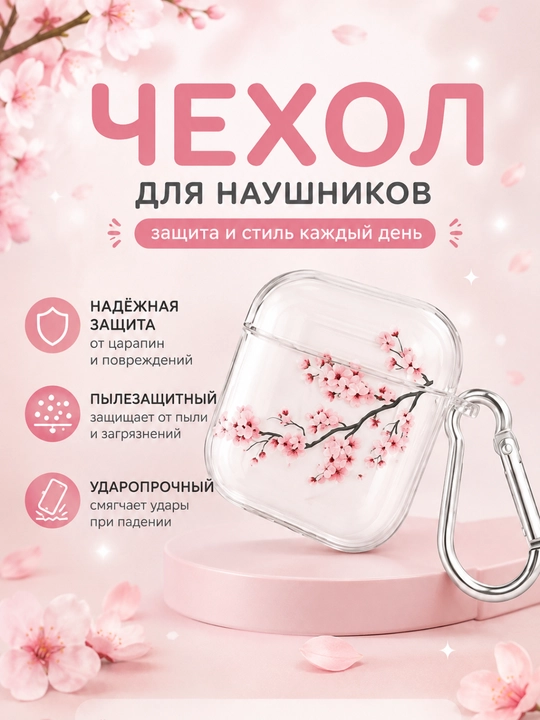Quloqchinlar uchun g'ilof Airpods pro, pro 2, 3 - 