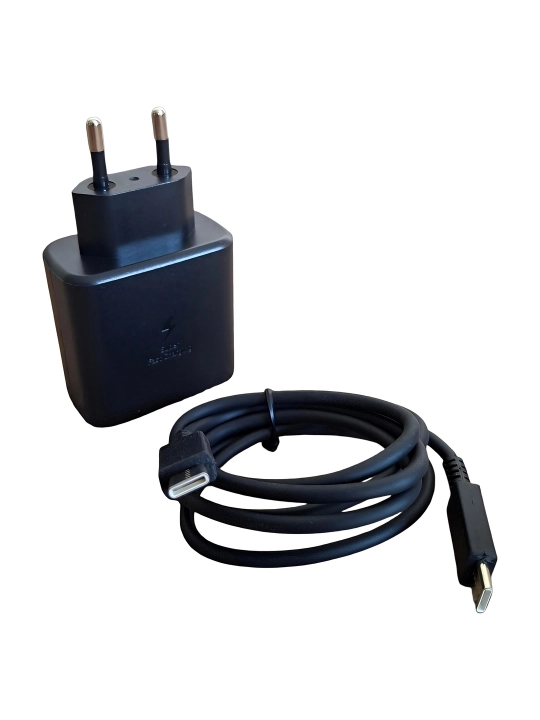 Adapter va kabel, zaryadlovchi qurilma 45Vatt pd tez zaryadlovchi Type-C 5A kabel bilan
