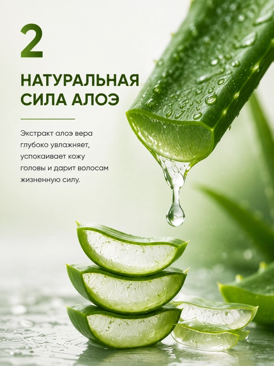 Rosee Eco Aloe шампунь с экстрактом алоэ увлажнение и восстановление волос