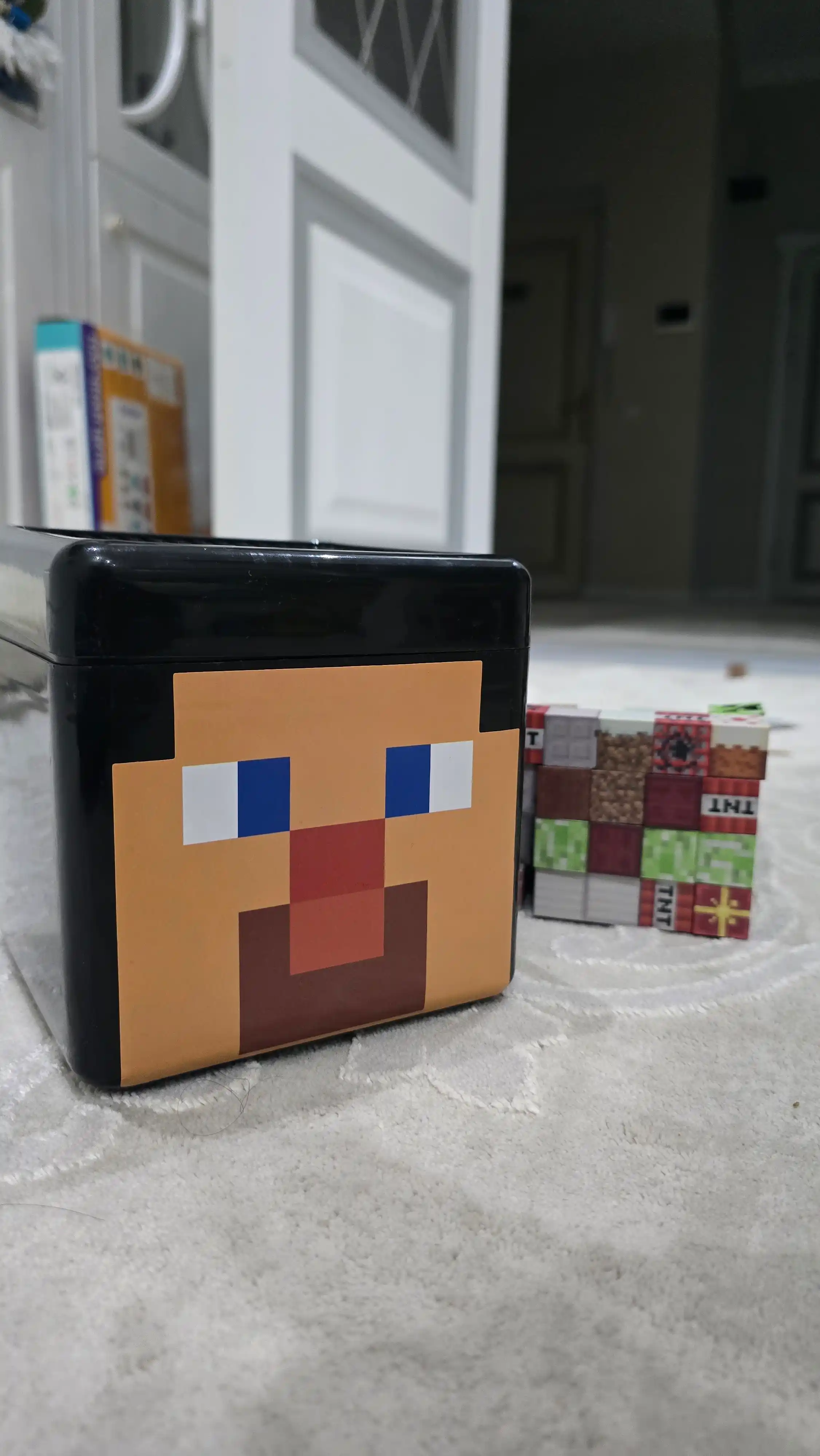 Lego magnit konstruktori Minecraft My World, bolalar uchun rivojlantiruvchi kubiklar 180