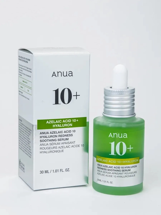 Anua сыворотка для лица, азелаиновая кислота, ниацинамид, против акне acid 10 Hyaluron