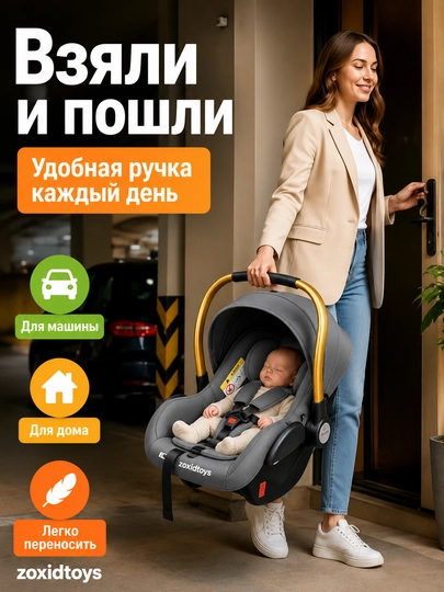 Детское автокресло ISOFIX (0-36кг) и автолюлька (0-13кг) от бренда POPYPAPA, KIDILO
